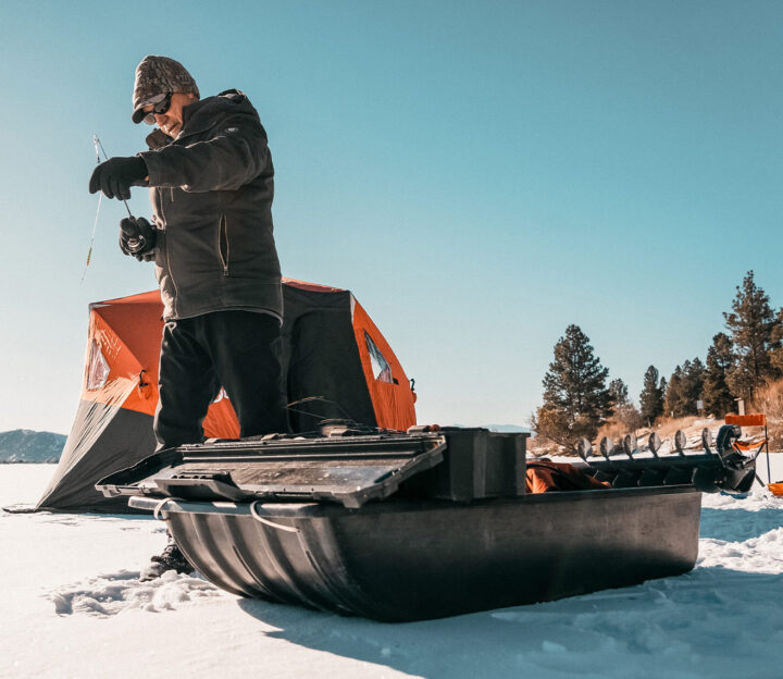 Ice Fishing in Helena Montana